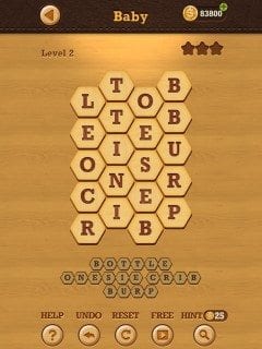 Words Crush Hidden Theme Baby Level 2