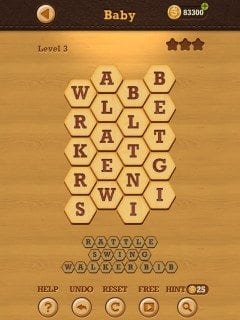 Words Crush Hidden Theme Baby Level 3