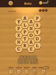 Words Crush Hidden Theme Baby Level 5