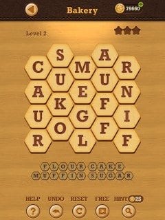 Words Crush Hidden Theme Bakery Level 2