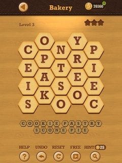 Words Crush Hidden Theme Bakery Level 3