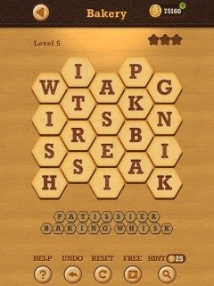 Words Crush Hidden Theme Bakery Level 5