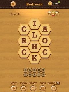 Words Crush Hidden Theme Bedroom Level 3