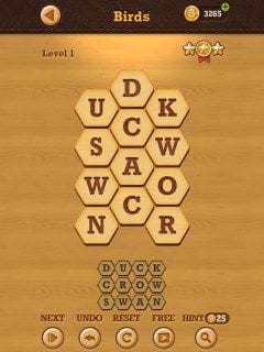 Words Crush Hidden Theme Birds Level 1