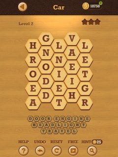 Words Crush Hidden Theme Car Level 2