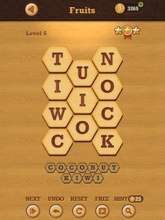 Words Crush Hidden Theme Fruits Level 5