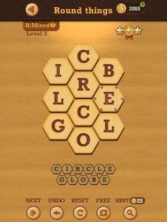 Words Crush Hidden Theme Round Things Level 5