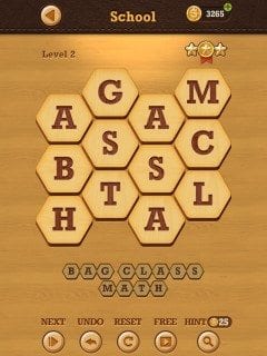 Words Crush Hidden Theme School Level 2