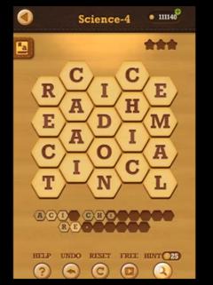 Words Crush Hidden Theme Science Level 4