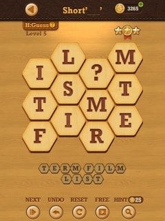 Words Crush Hidden Theme Short Level 5