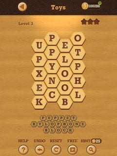 Words Crush Hidden Theme Toys Level 3