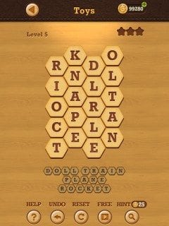 Words Crush Hidden Theme Toys Level 5