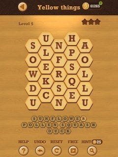 Words Crush Hidden Theme Yellow Things Level 5