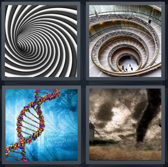 Swirl, Staircase, DNA, Tornado