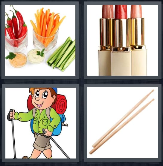 Vegetables, Lipstick, Hiker, Chinese