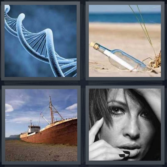 DNA, Bottle, Shipwreck, Hair