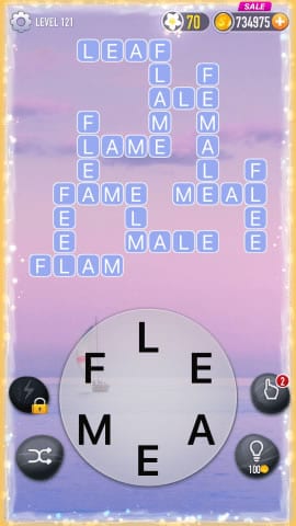 Word Crossy Level 121 Answers