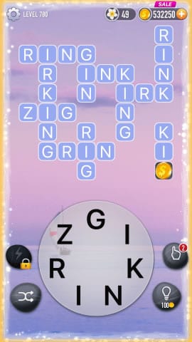 Word Crossy Level 780 Answers